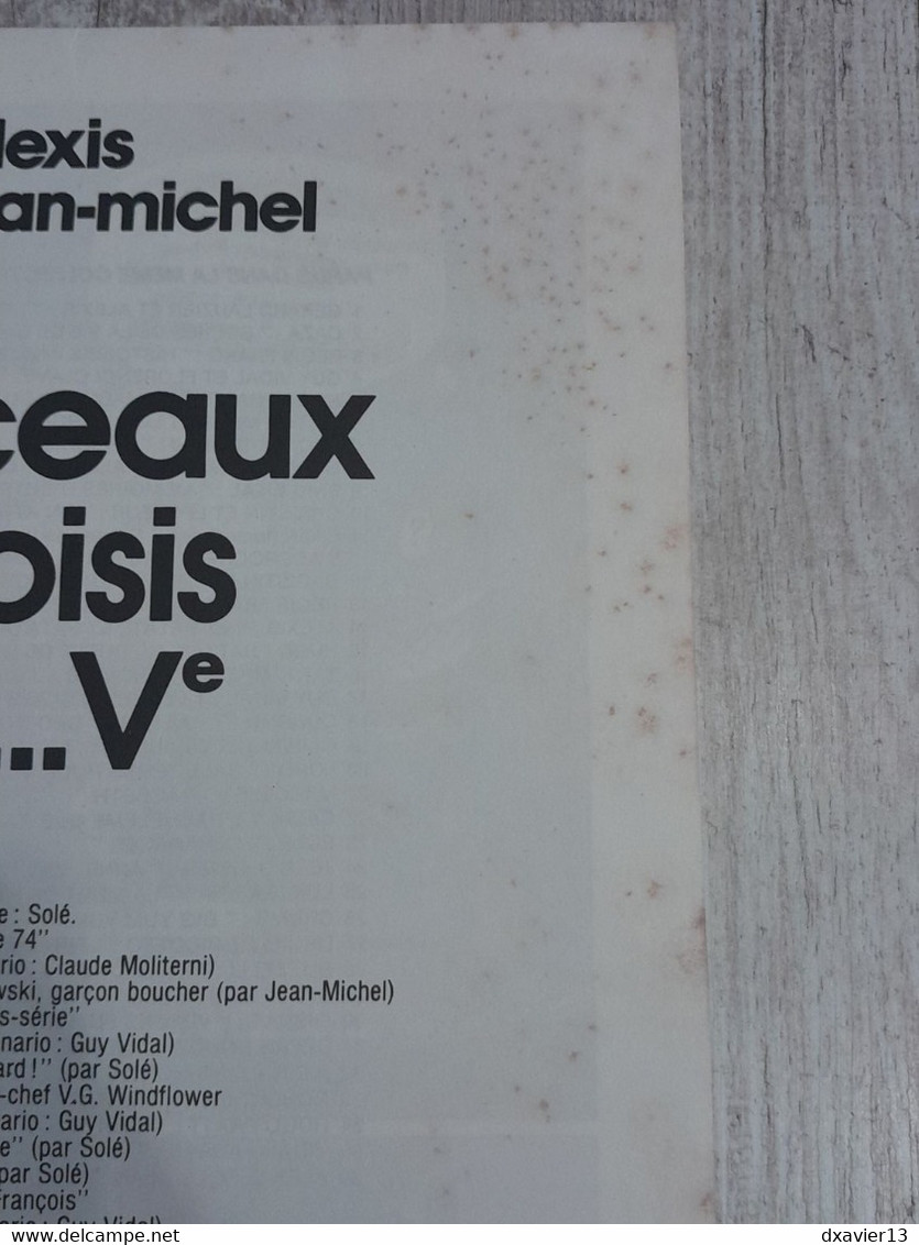 Bande Dessinée Dédicacée -  Collection Pilote 36 - Morceaux Choisis De...V (1981) - Autographs