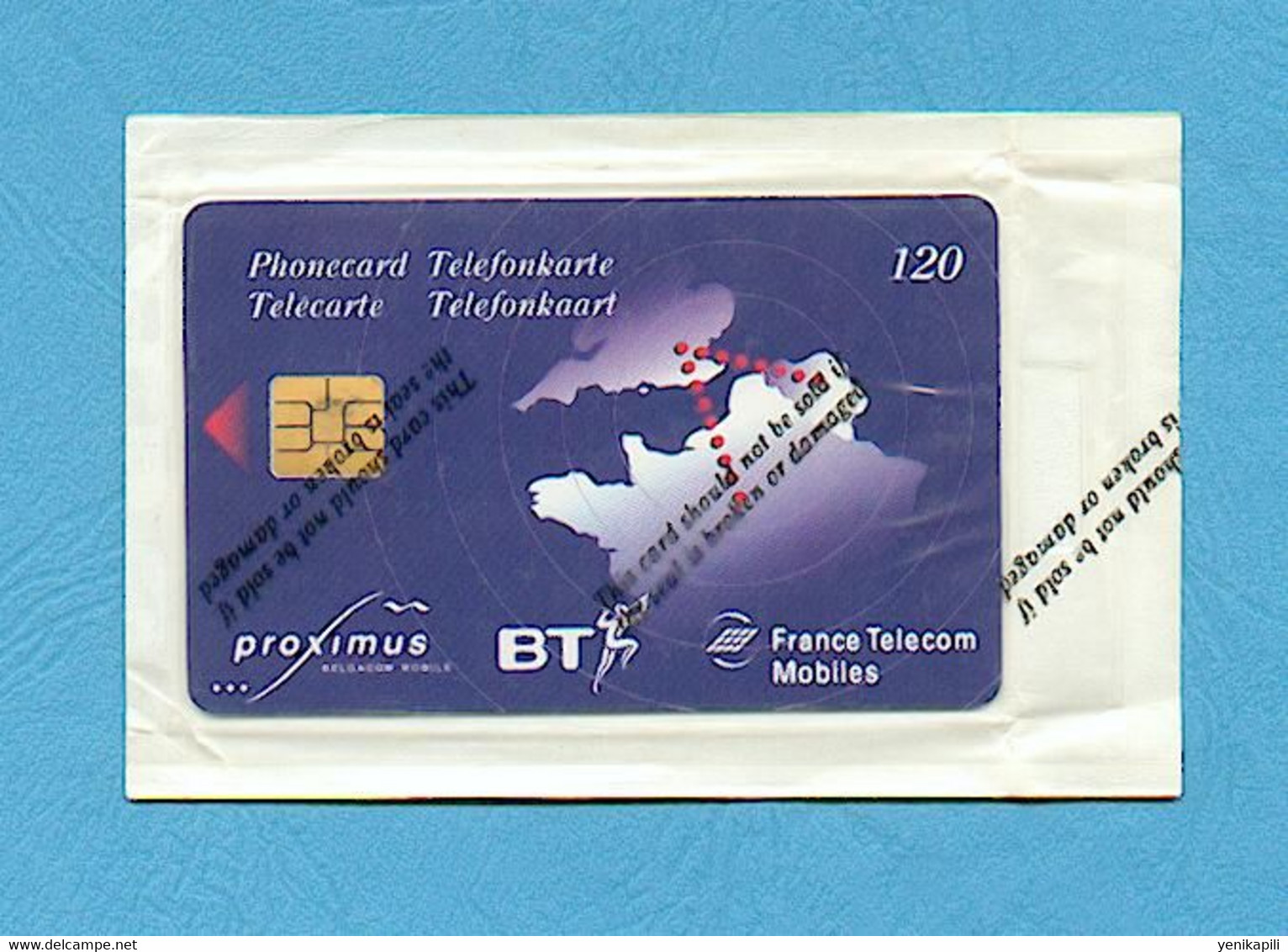 (5895) - TRAJET EUROSTAR - Blister Opaque Blanc - ( EURO 2 ) - *** N.S.B *** - Envoi Recommander Est Inclus Dans Le Prix -  Eurostar     