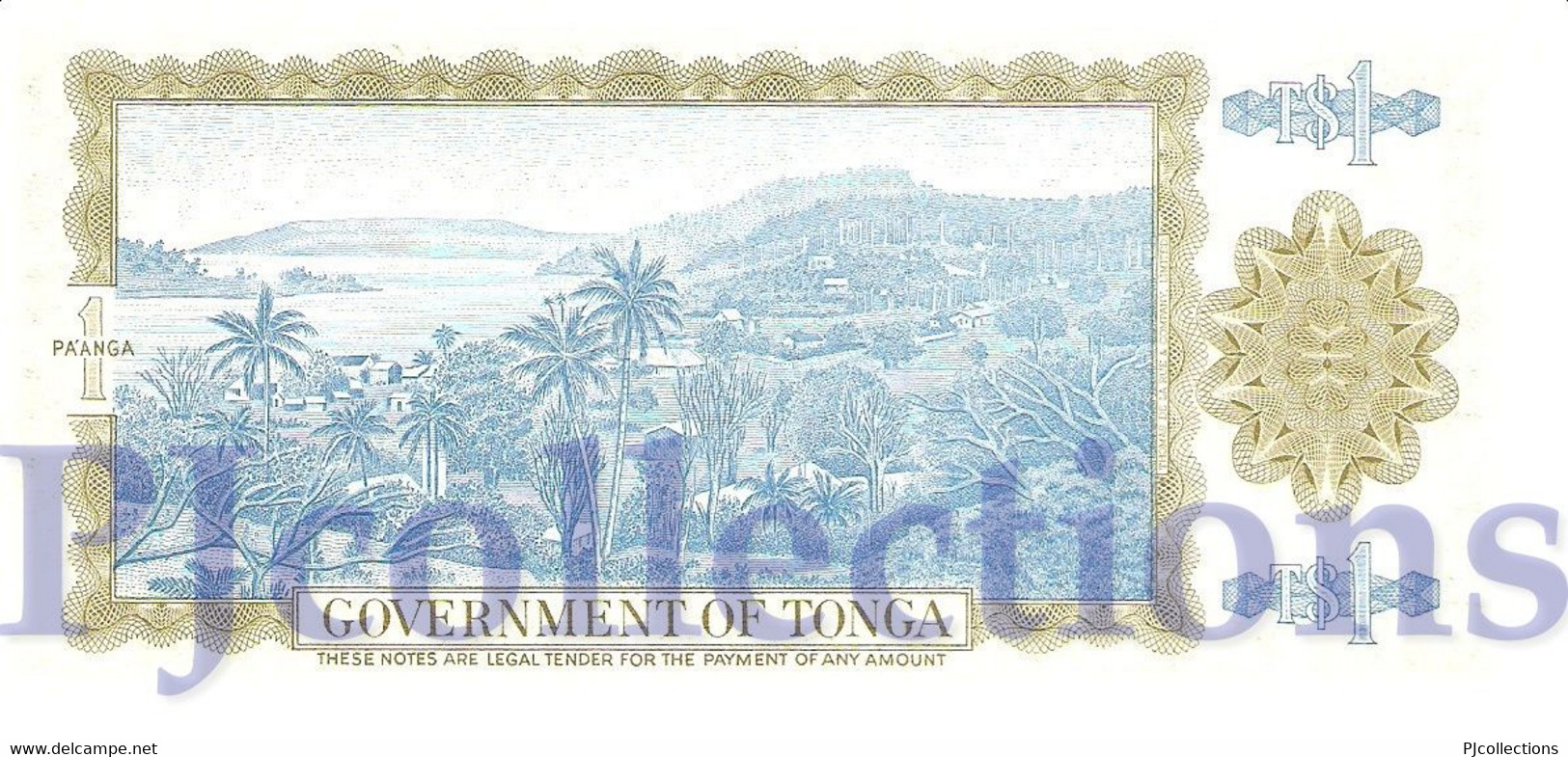 TONGA 1 PA'ANGA 1985 PICK 19c UNC - Tonga