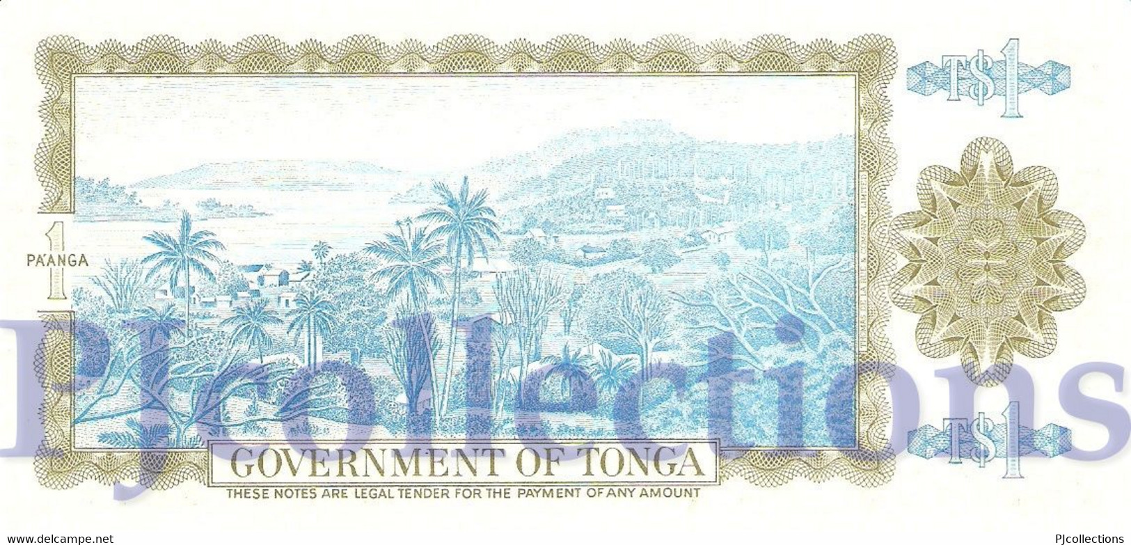 TONGA 1 PA'ANGA 1988 PICK 19c UNC - Tonga