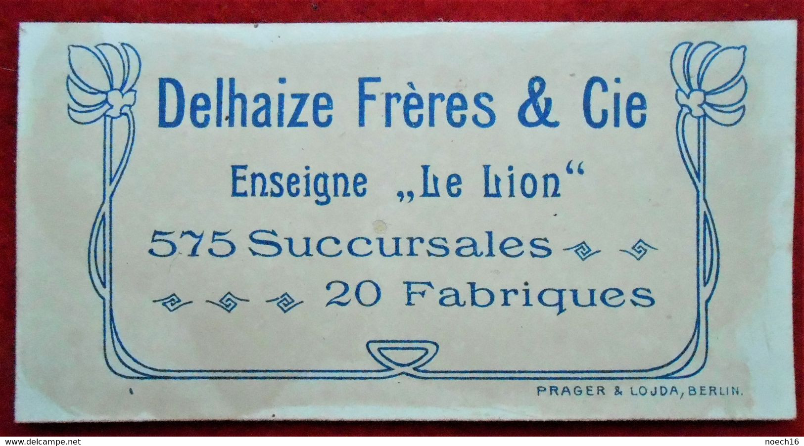 Chromo - Publicité Delhaize Frères & Cie "Le Lion", Bulgarie / Drapeau, Emblème, Costume - Autres & Non Classés