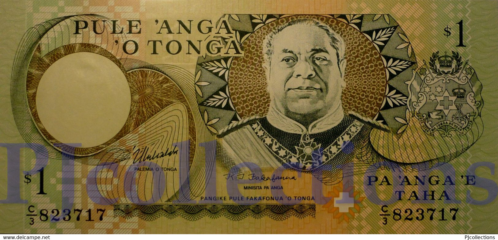 TONGA 1 PA'ANGA 1995 PICK 31c UNC - Tonga