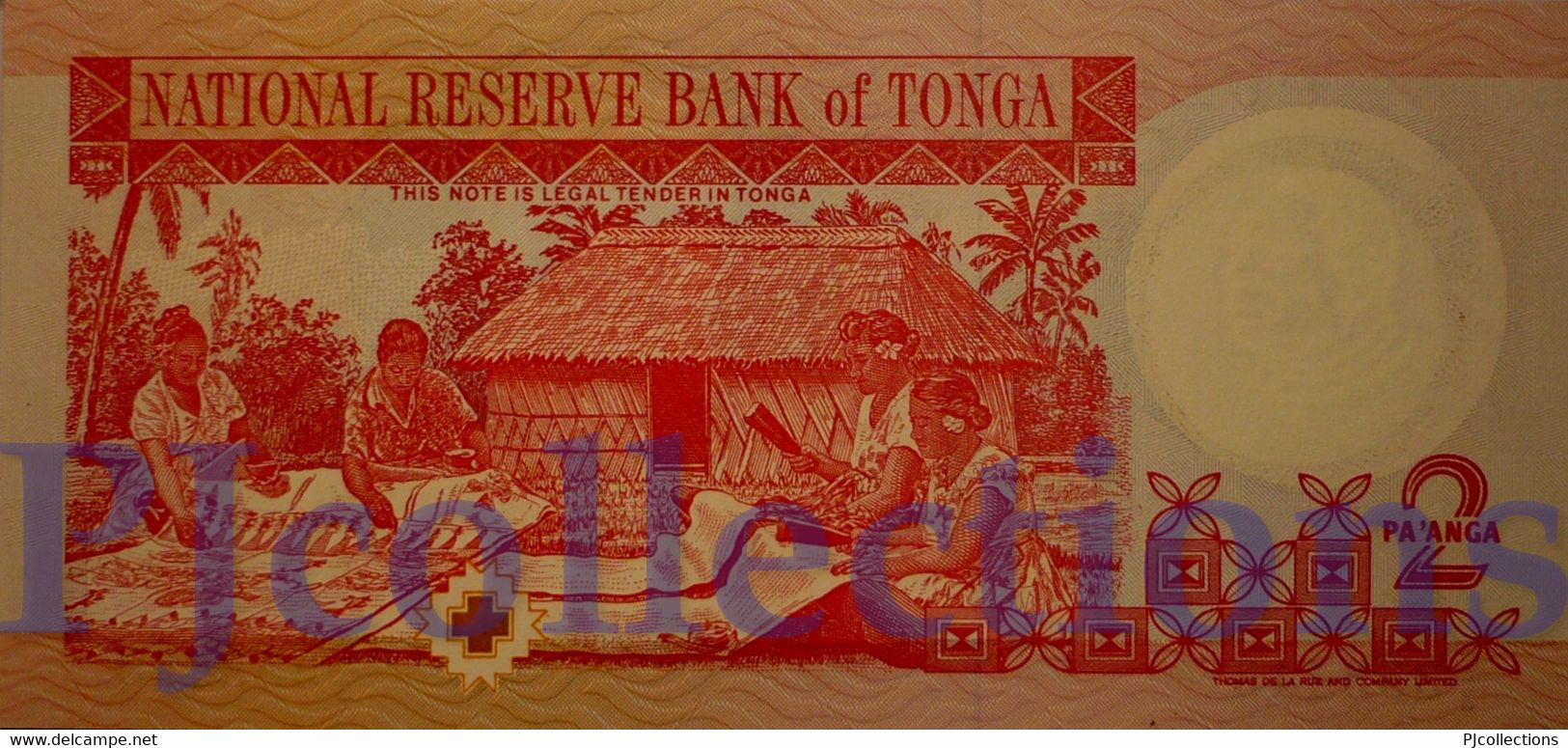 TONGA 2 PA'ANGA 1995 PICK 32c UNC - Tonga