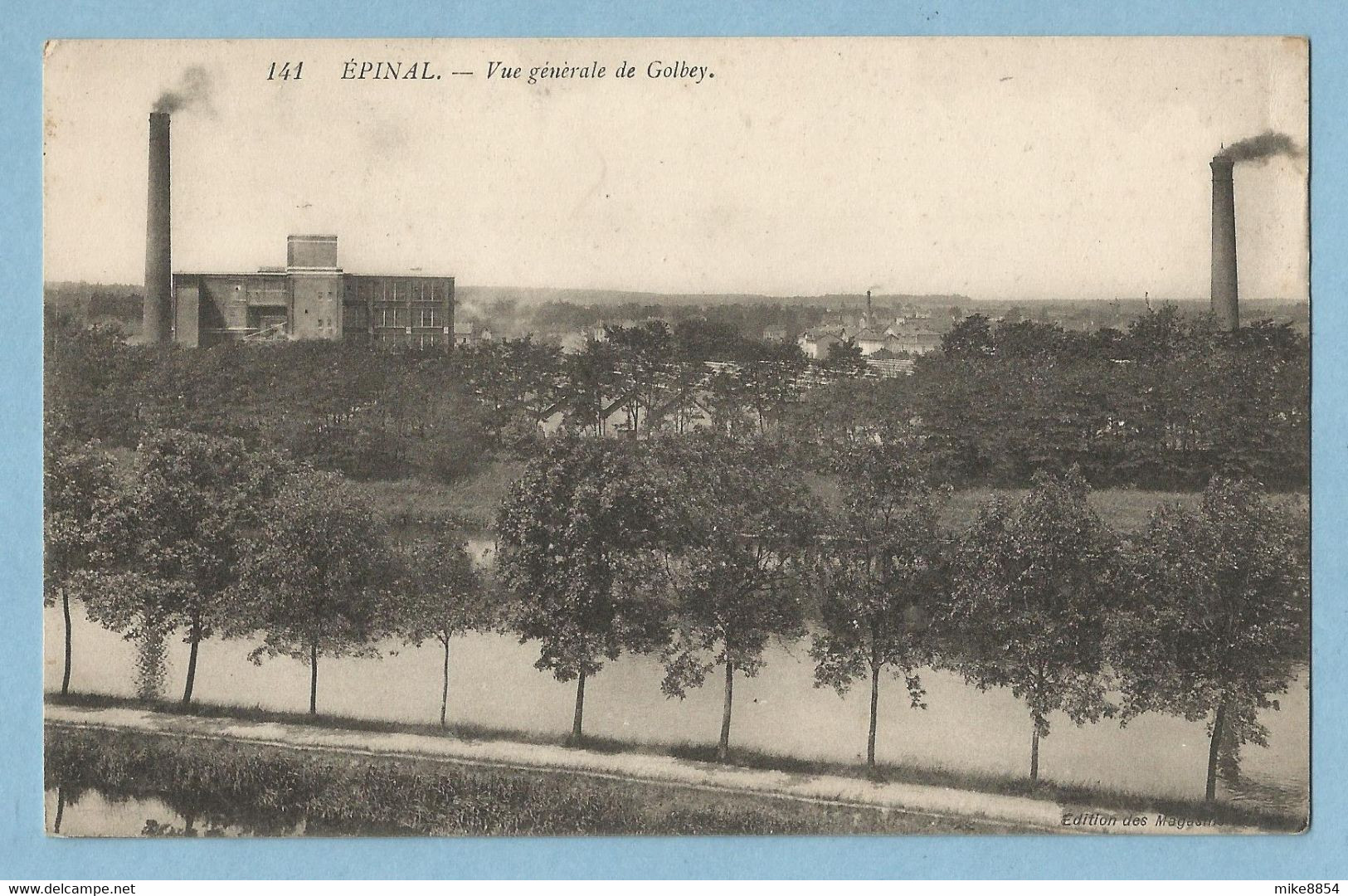 A078   CPA  EPINAL  (Vosges)   Vue Générale De Golbey - Cheminées Usines  +++++ - Golbey