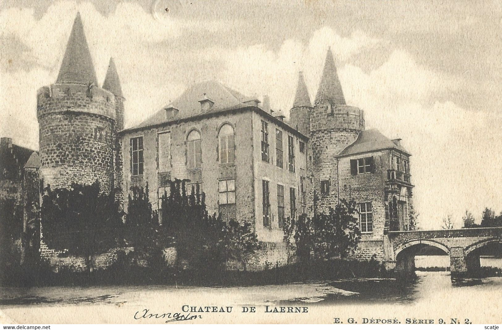 Château De Laerne.   -   1906    Naar   Anvers - Laarne