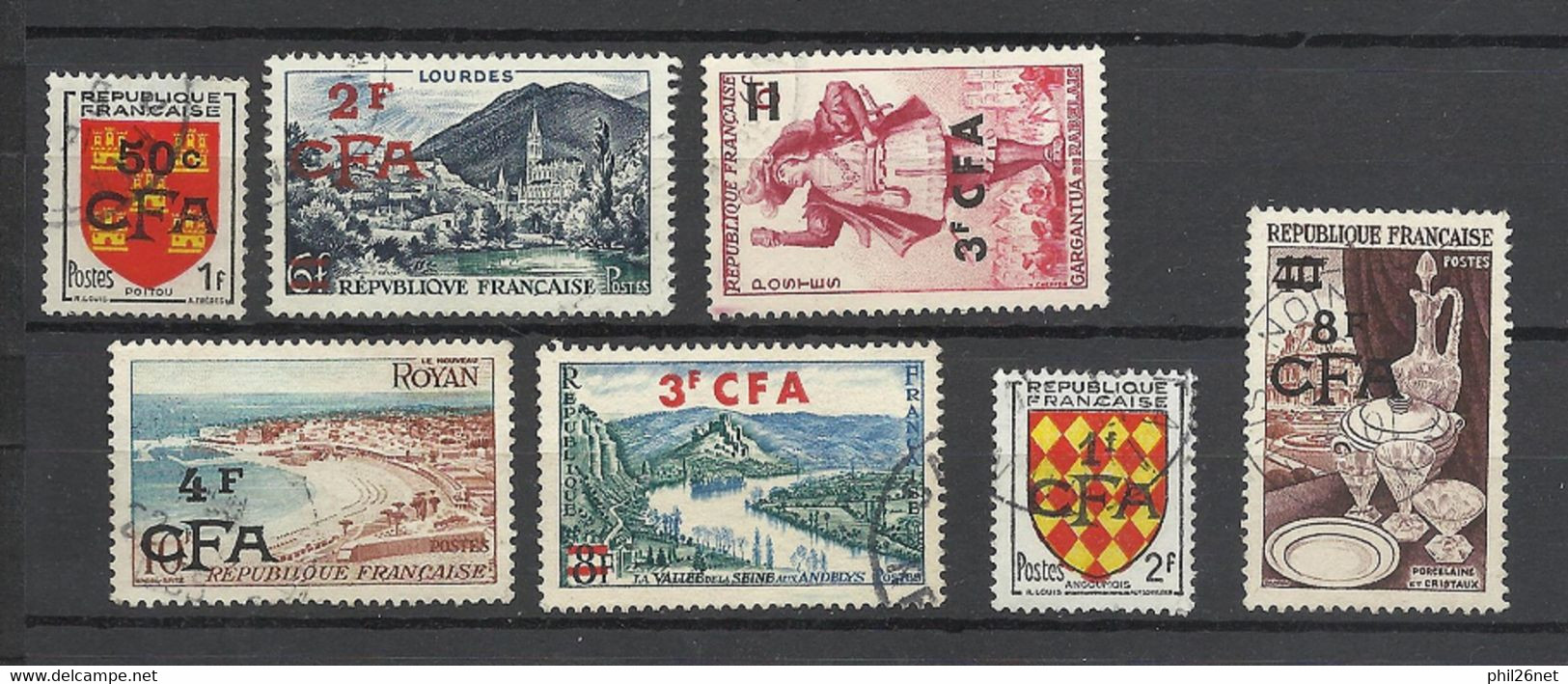 Réunion    N° 307  ; 309 à 312 Et 315    Oblitérés  B/ TB    Voir Scans  Soldes ! ! ! - Used Stamps