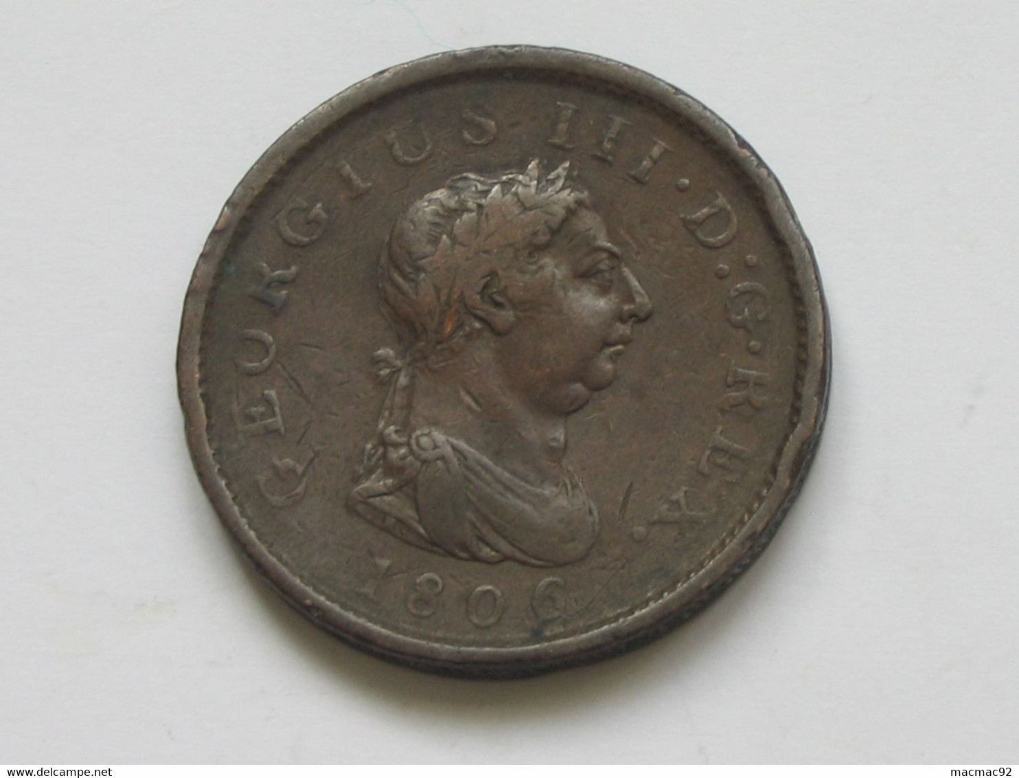 1 Penny 1806 Great Britain - Georgius Iii Dei Gratia  **** EN ACHAT IMMEDIAT **** - C. 1 Penny