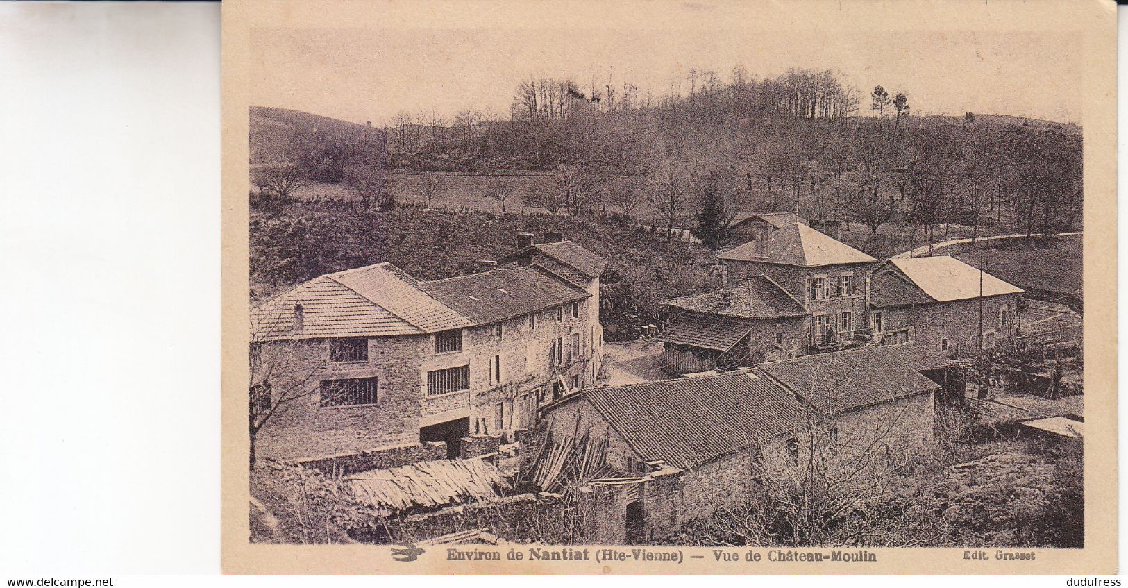 ENVIRONS DE NANTIAT VUE DE CHATEAU MOULIN - Nantiat