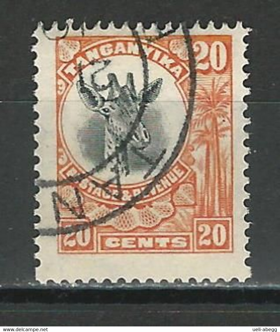 Tanganyika SG 77, Mi 68 O Used - Tanganyika (...-1932)