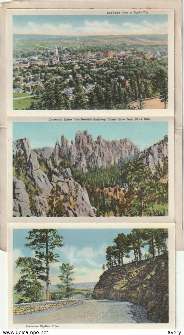 Souvenir Folder Of Rapid City, South Dakota  In The Heart Of The Black Hills - Rapid City