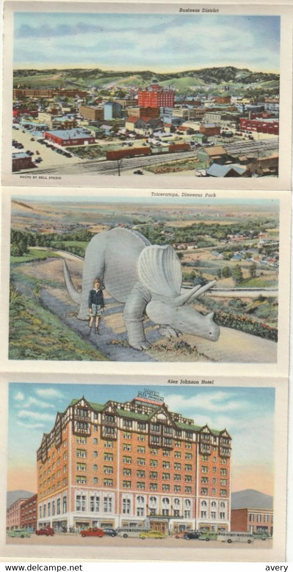 Souvenir Folder Of Rapid City, South Dakota  In The Heart Of The Black Hills - Rapid City