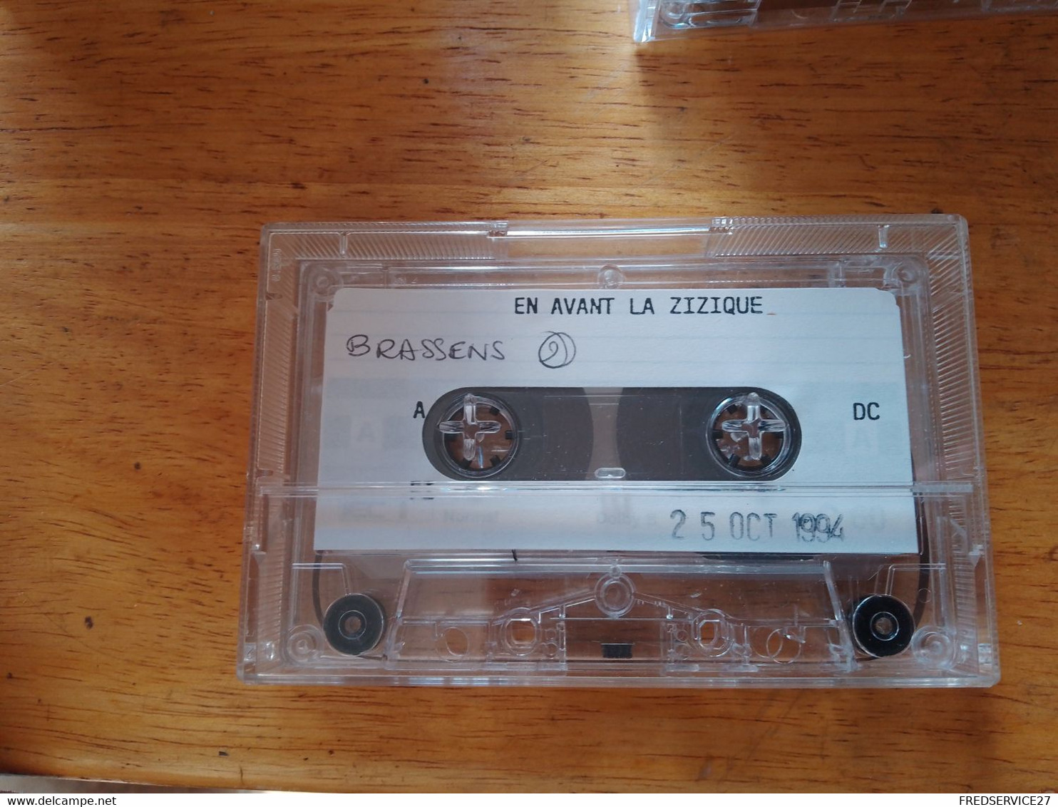 GEORGES BRASSENS RARE CASSETTE FRANCE INTER  EN AVANT LA ZIZIQUE BRASSENS 25 OCTOBRE 1994 - Audio Tapes