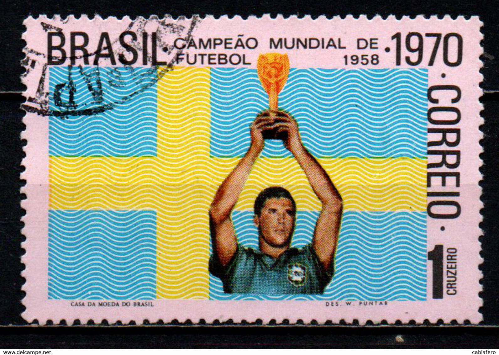 BRASILE - 1970 - 9th World Soccer Championships For The Jules Rimet Cup, Mexico City - USATO - Used Stamps