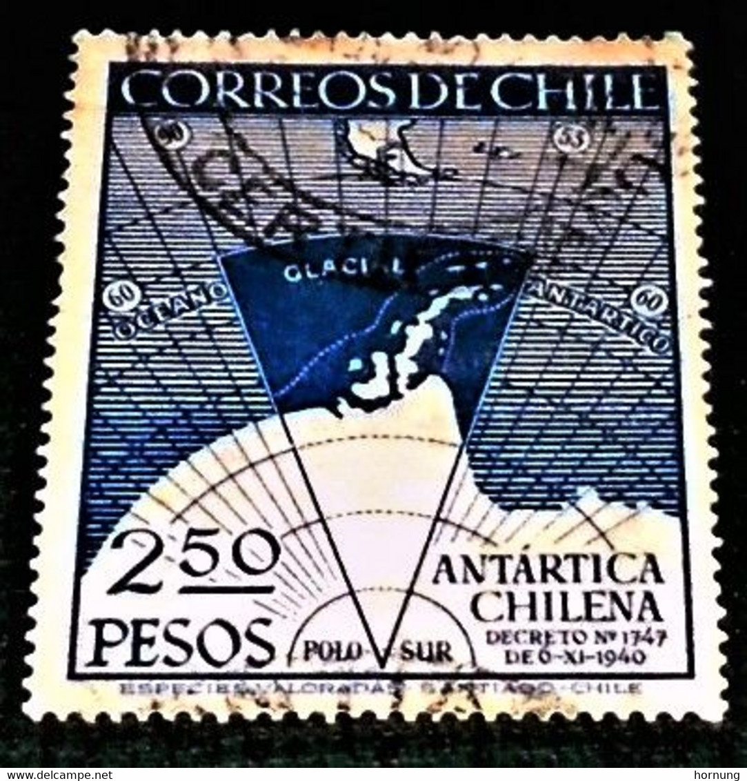 Chile,1947. Antartic Decret Of Chile. Michel # 356 - Año Geofísico Internacional