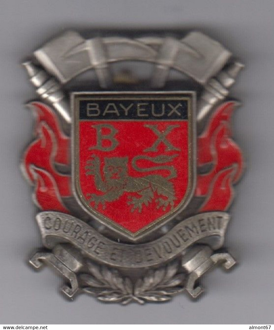 Sapeurs Pompiers De BAYEUX - Insigne Delsart - Pompiers