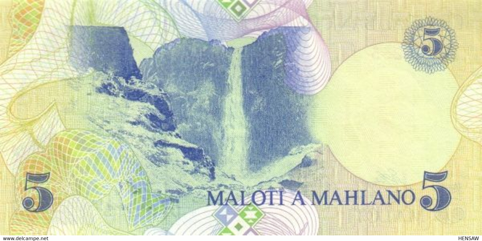 LESOTHO 5 MALOTI 1989 P 10 UNC SC NUEVO - Lesoto