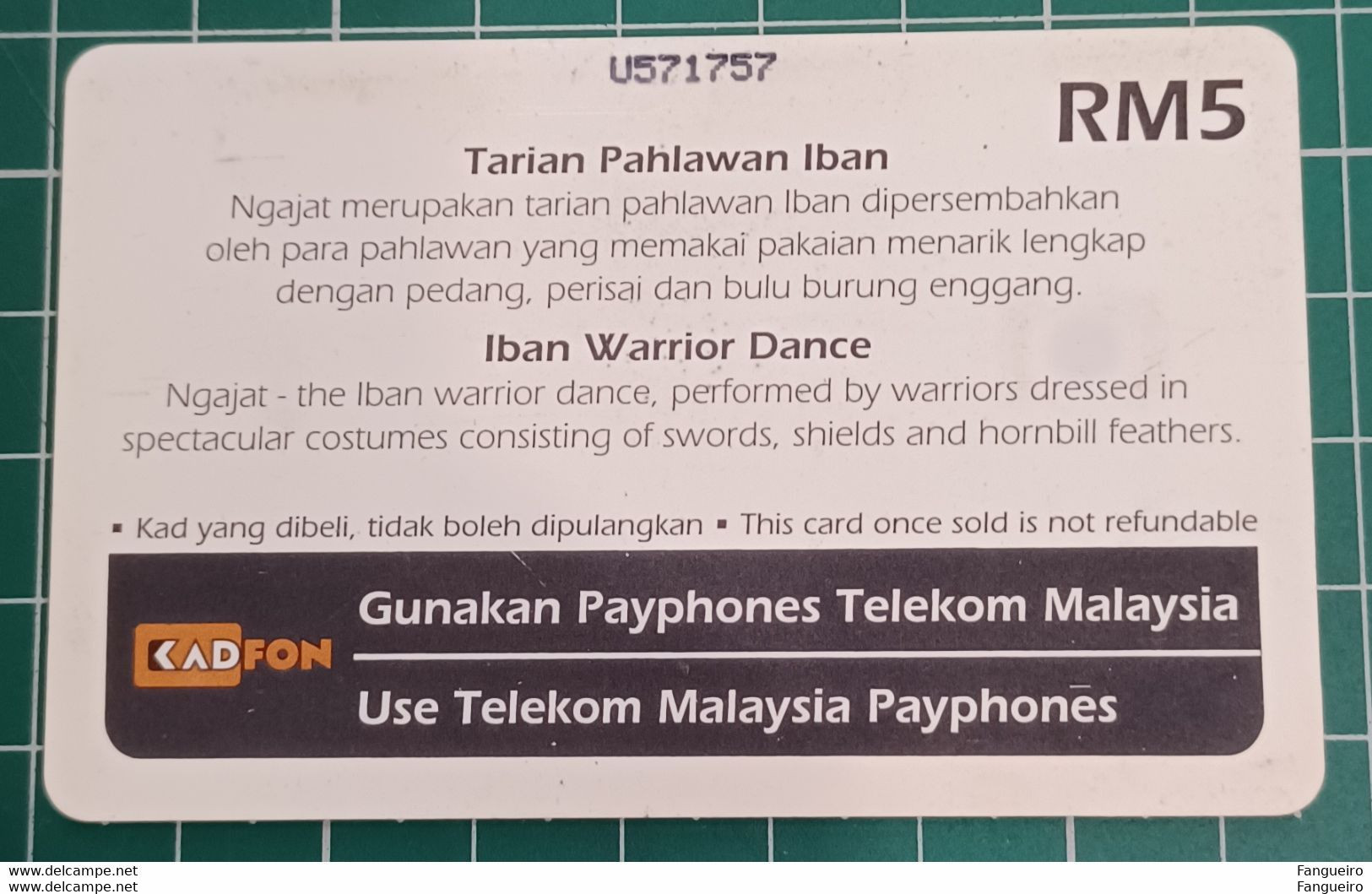 MALAYSIA USED PHONECARD LOCAL PARTY - Malaysia