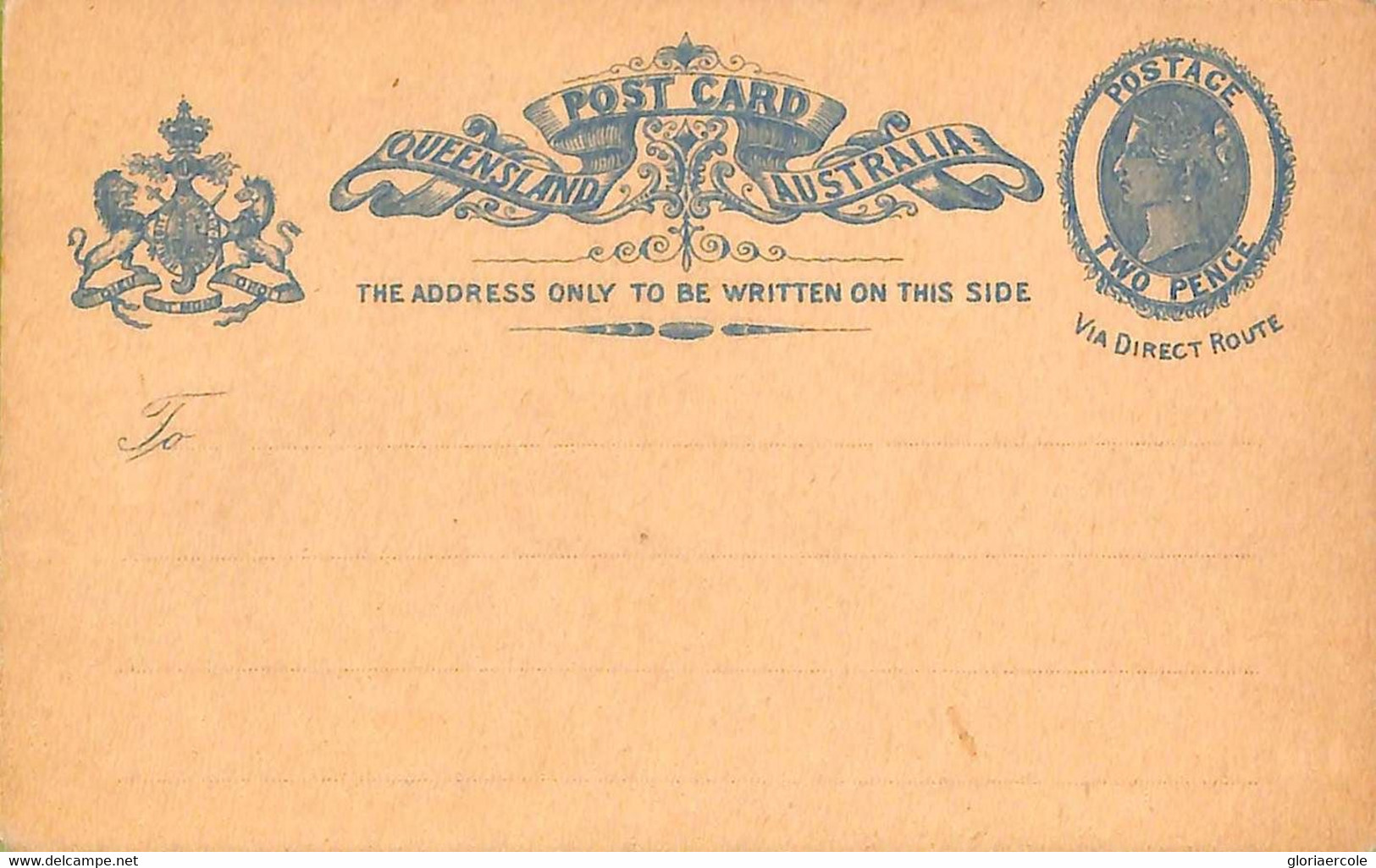 Ac6703 - AUSTRALIA Queensland - POSTAL HISTORY -  STATIONERY  CARD - HG # 5 - Briefe U. Dokumente