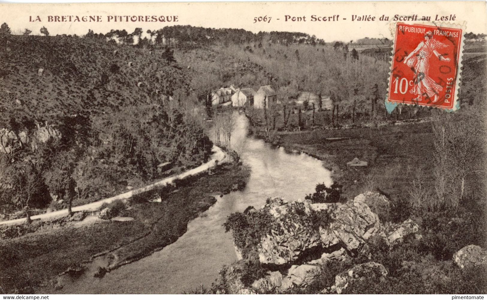 PONT SCORFF VALLEE DU SCORFF AU LESLE 1912 - Pont Scorff