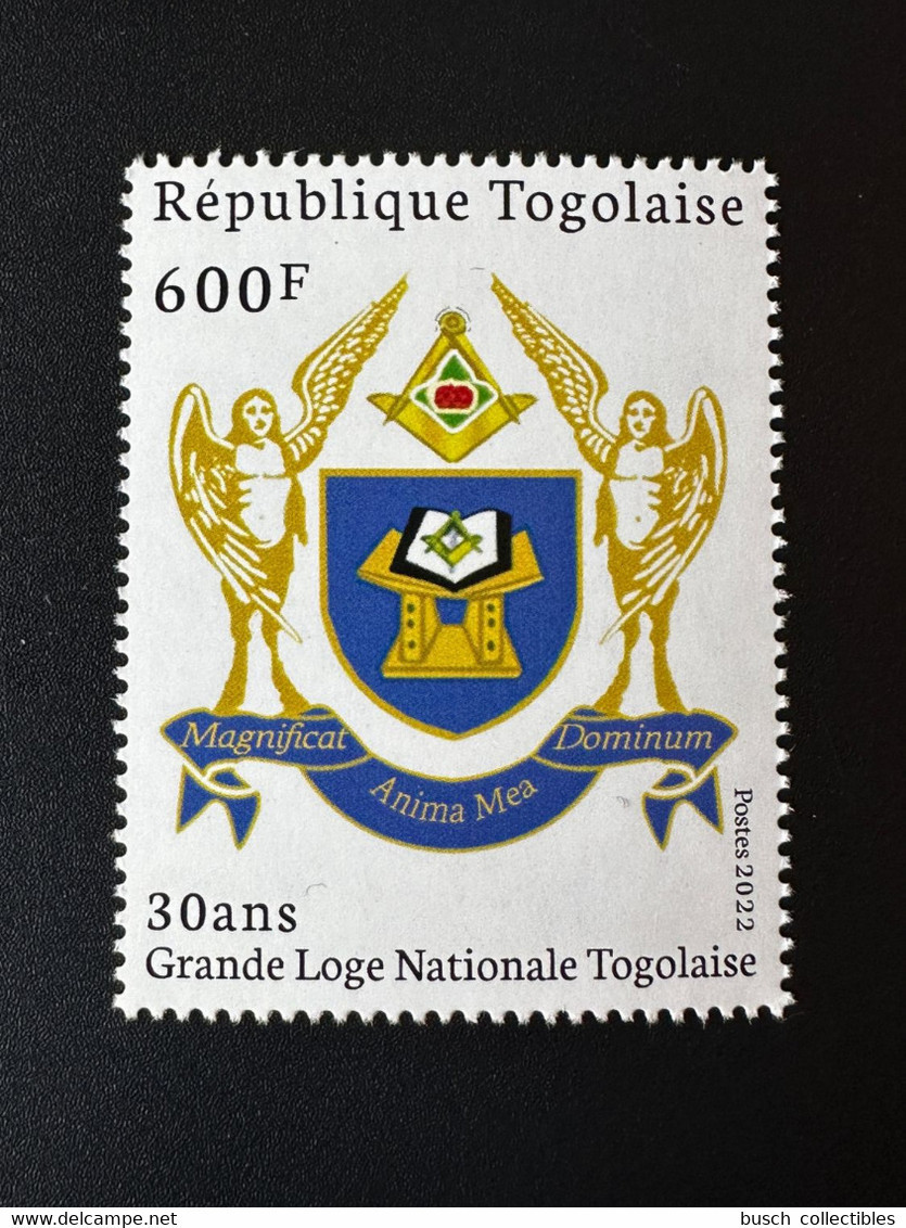 Togo 2022 Mi. ? 50 Ans Grande Loge Régulière Franc-maçons Freimaurer Freemasonry Masonic - Togo (1960-...)