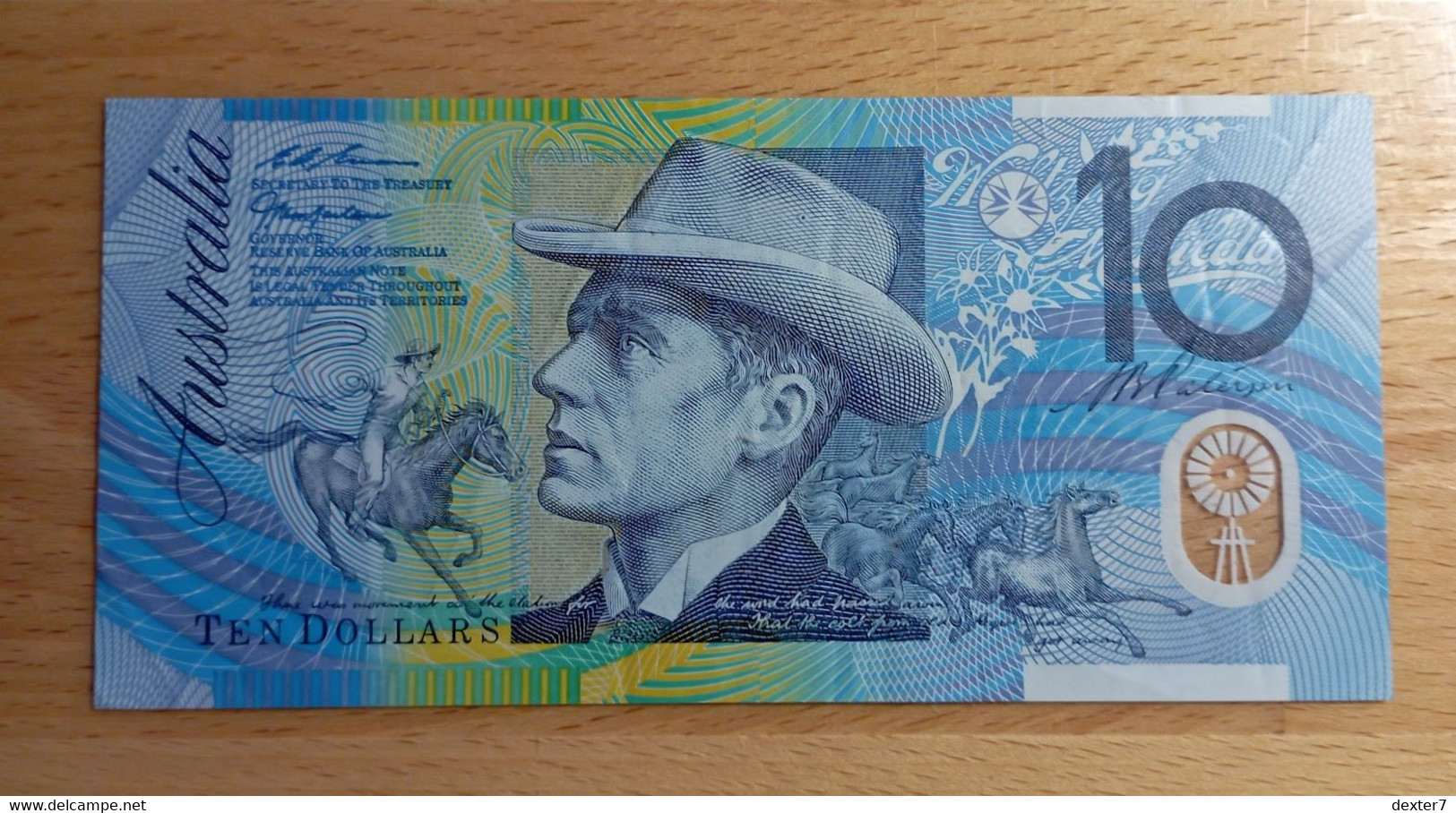 Australia 10 Dollars 1993-2015 Fine 1996-1998 Evans MacFarlaine - 1992-2001 (polymeerbiljetten)