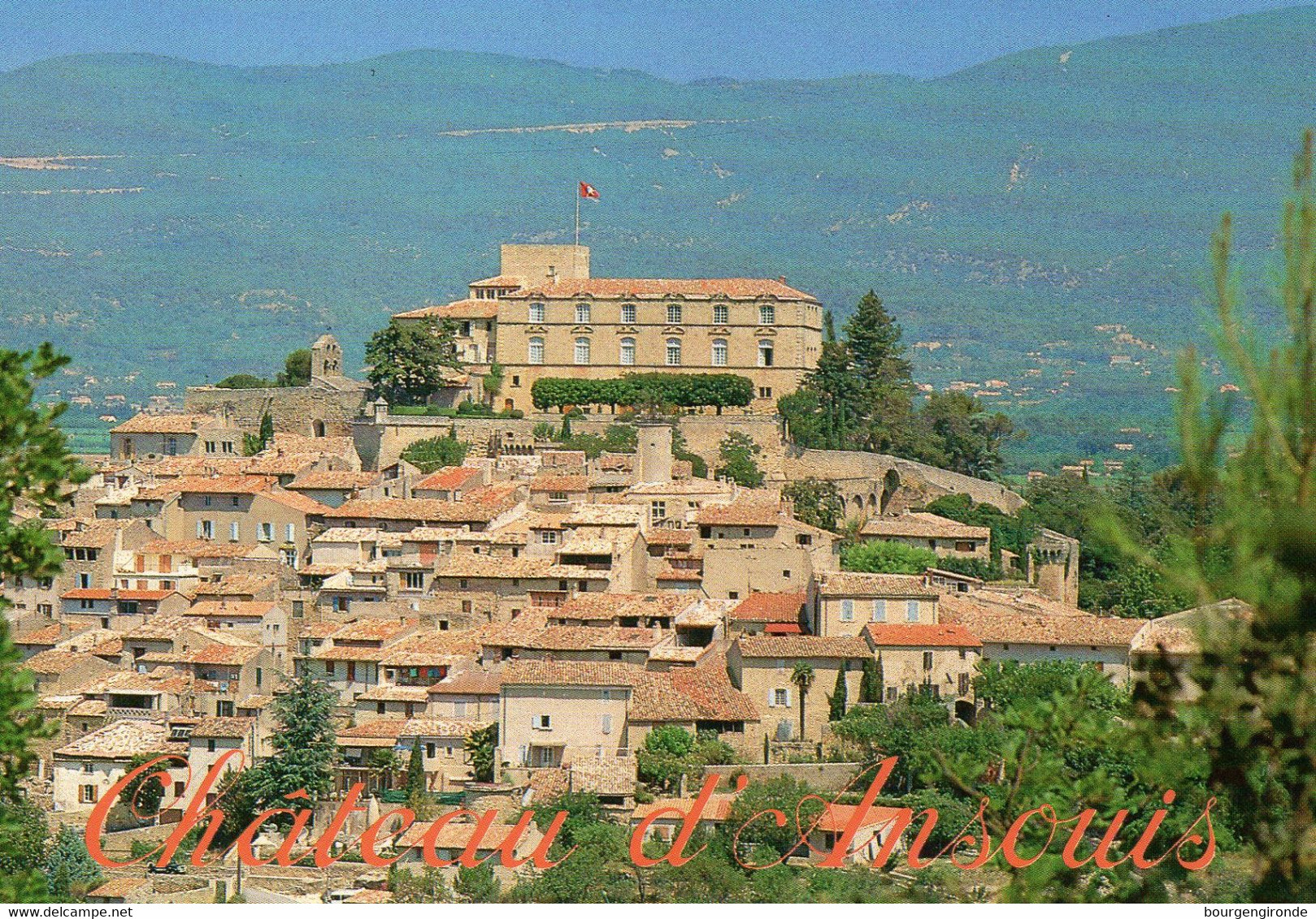 CHATEAU D'ANSOUIS VUE GENERALE - Ansouis