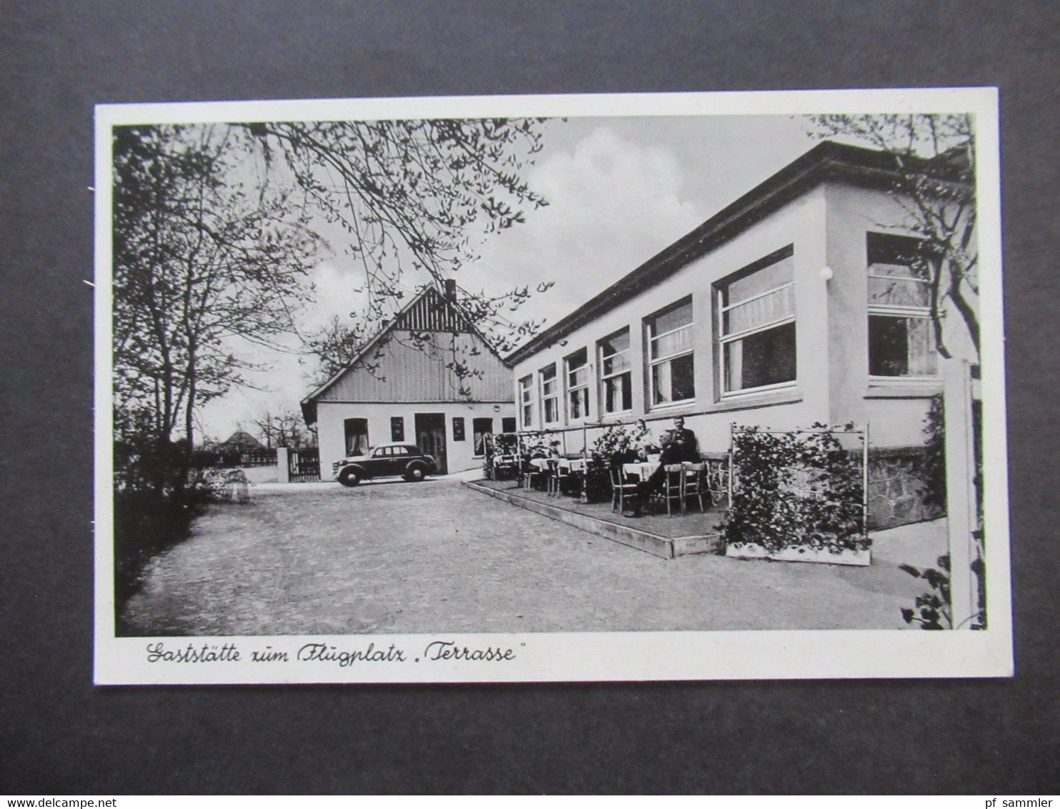 1943 Bad Oeynhausen Gaststätte Zum Flugplatz E. Klausmeyer Werste A. Siel Feldpostkarte Luftgau San. Park Bad Oeynhausen - Bad Oeynhausen