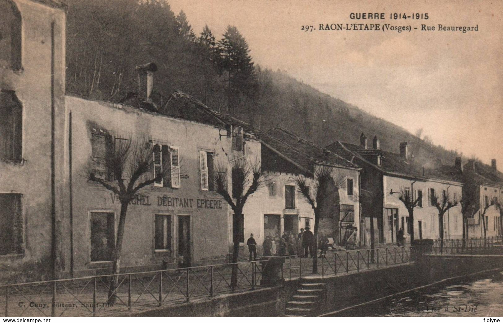 Raon L'étape - La Rue Beauregard - Débitant épicerie - Raon L'Etape