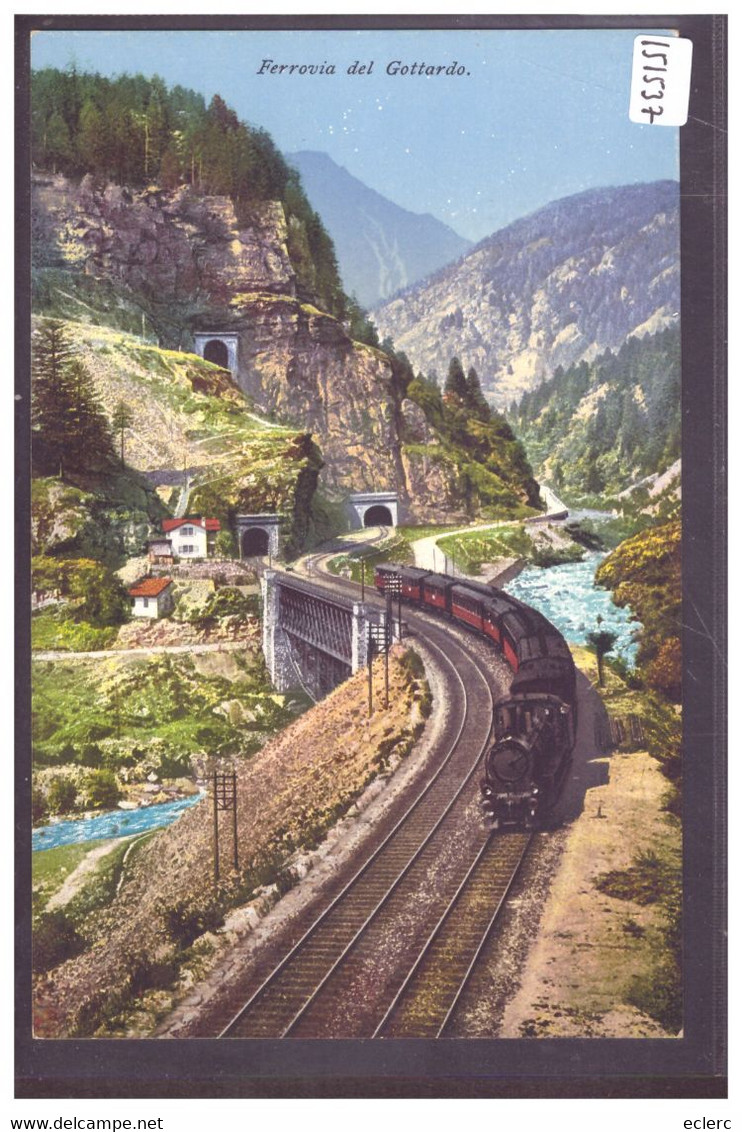 FERROVIA DEL GOTTARDO - GALLERIA SPIRALE DEL PRATO - TRAIN - BAHN - TB - Prato