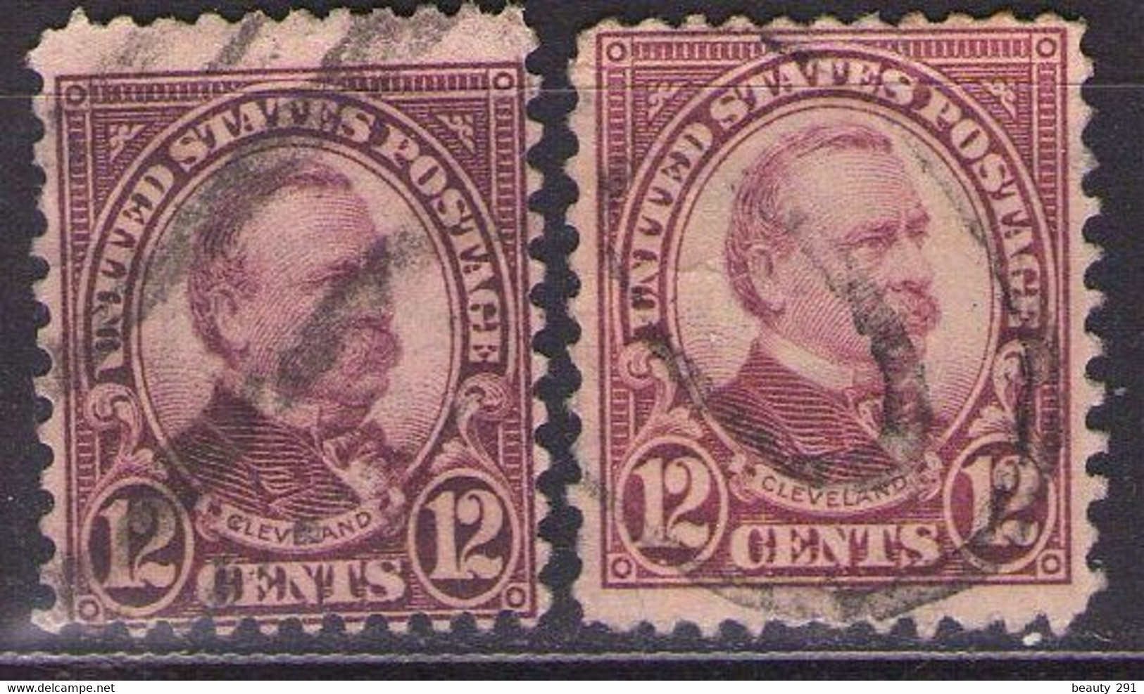 USA 1922 Mi 274 F  Cleveland 12c  USED - Usados