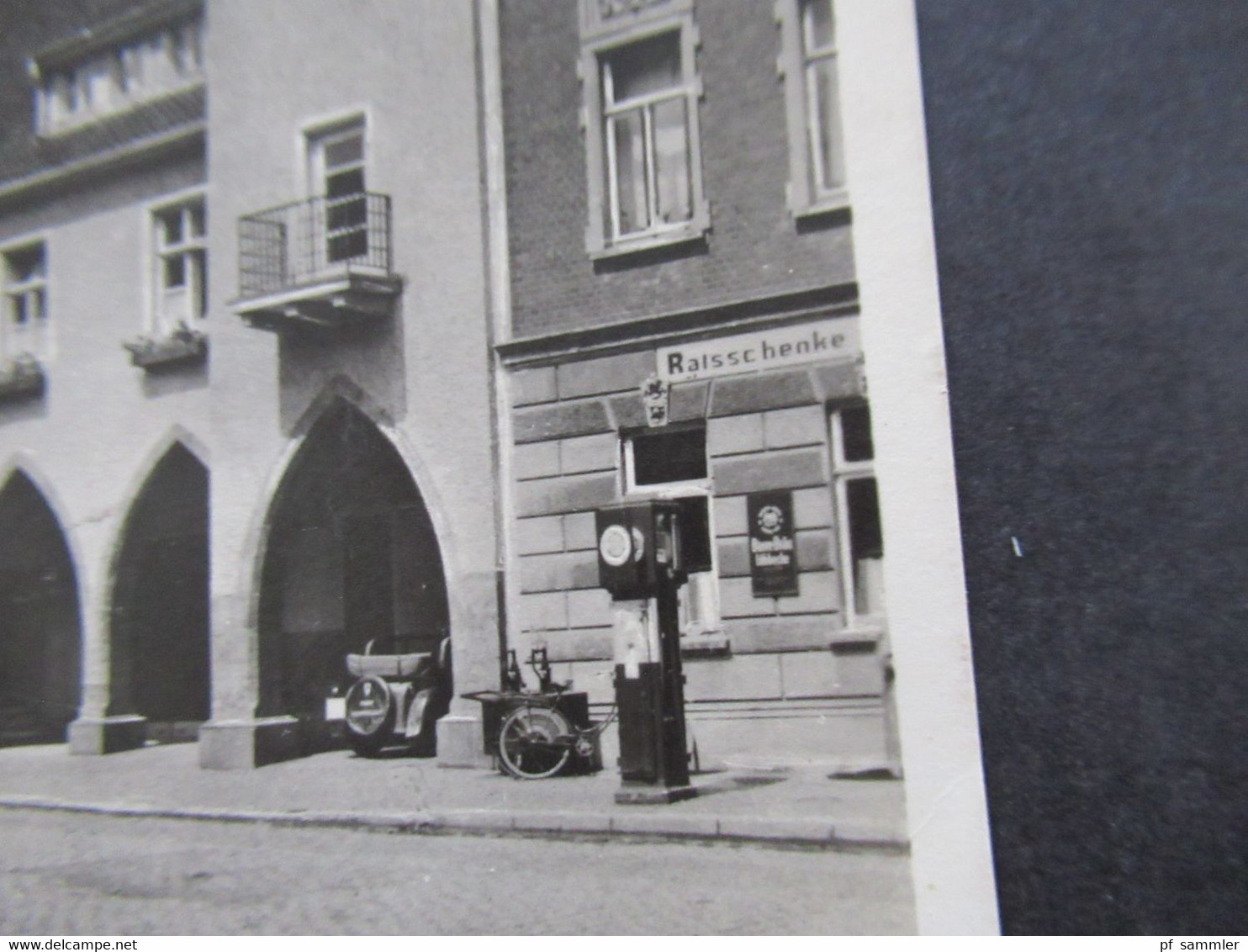 BRD 1958 Echtfoto AK Lübbecke In Westfalen Rathaus Mit Rathsschenke Verlag Trinks & Co. Leipzig - Luebbecke