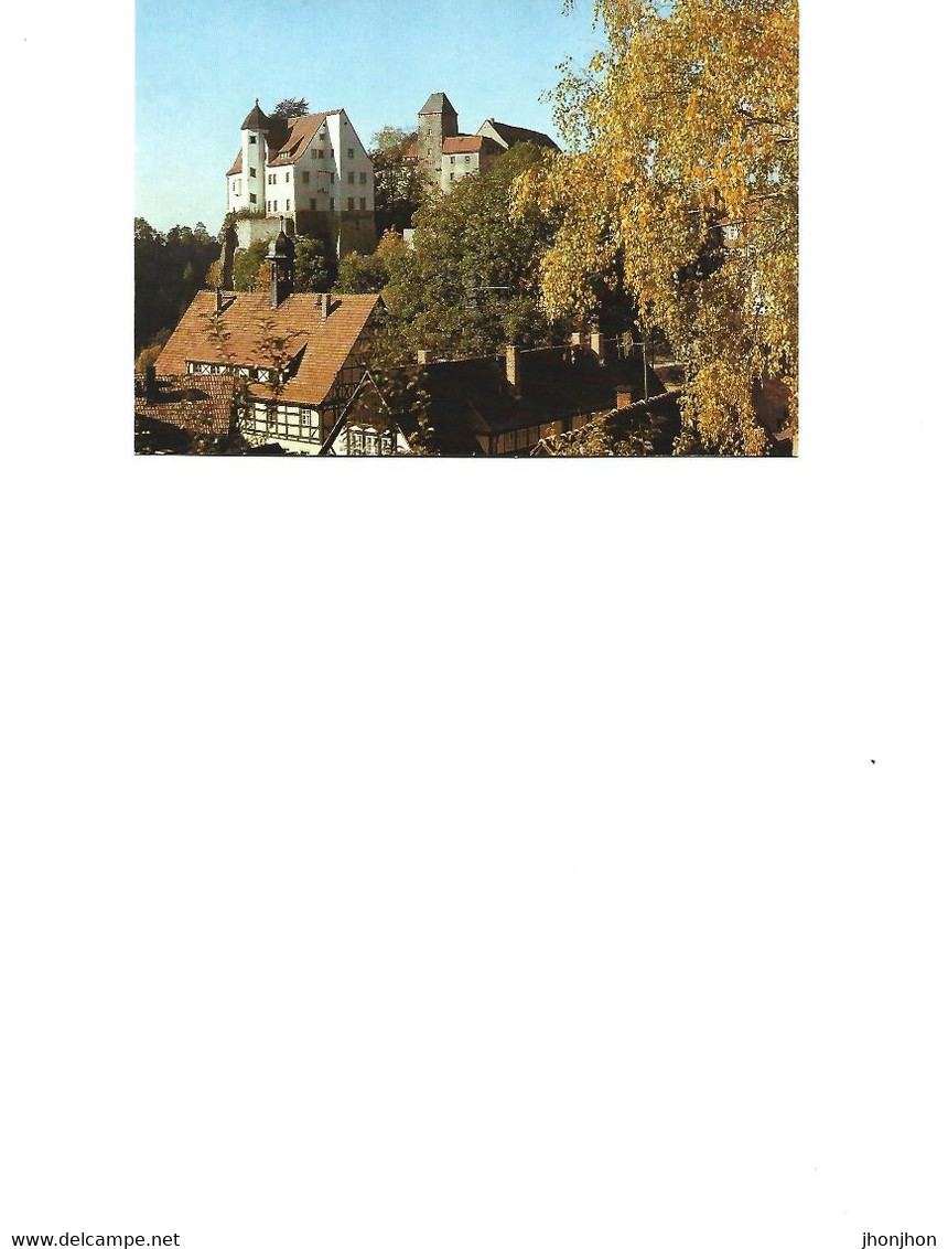 Germany - Postcard Unused -  Hohnstein State-approved Resort. -  The Castle - Hohnstein (Saechs. Schweiz)