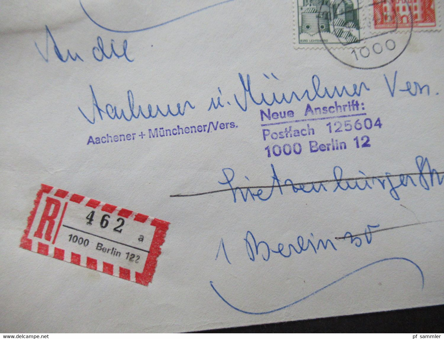 Berlin (West) Freimarken BuS Nr.590 Und Nr.533 MiF Einschreiben Berlin Ortsbrief 1x Stempel Neue Anschrift - Covers & Documents