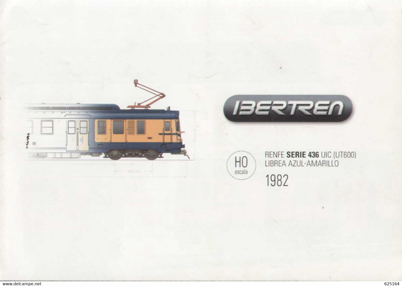 Catalogue IBERTREN 1982 RENFE SERIE 436 HO 1/87 Hoja De Información - En Espagnol - Ohne Zuordnung