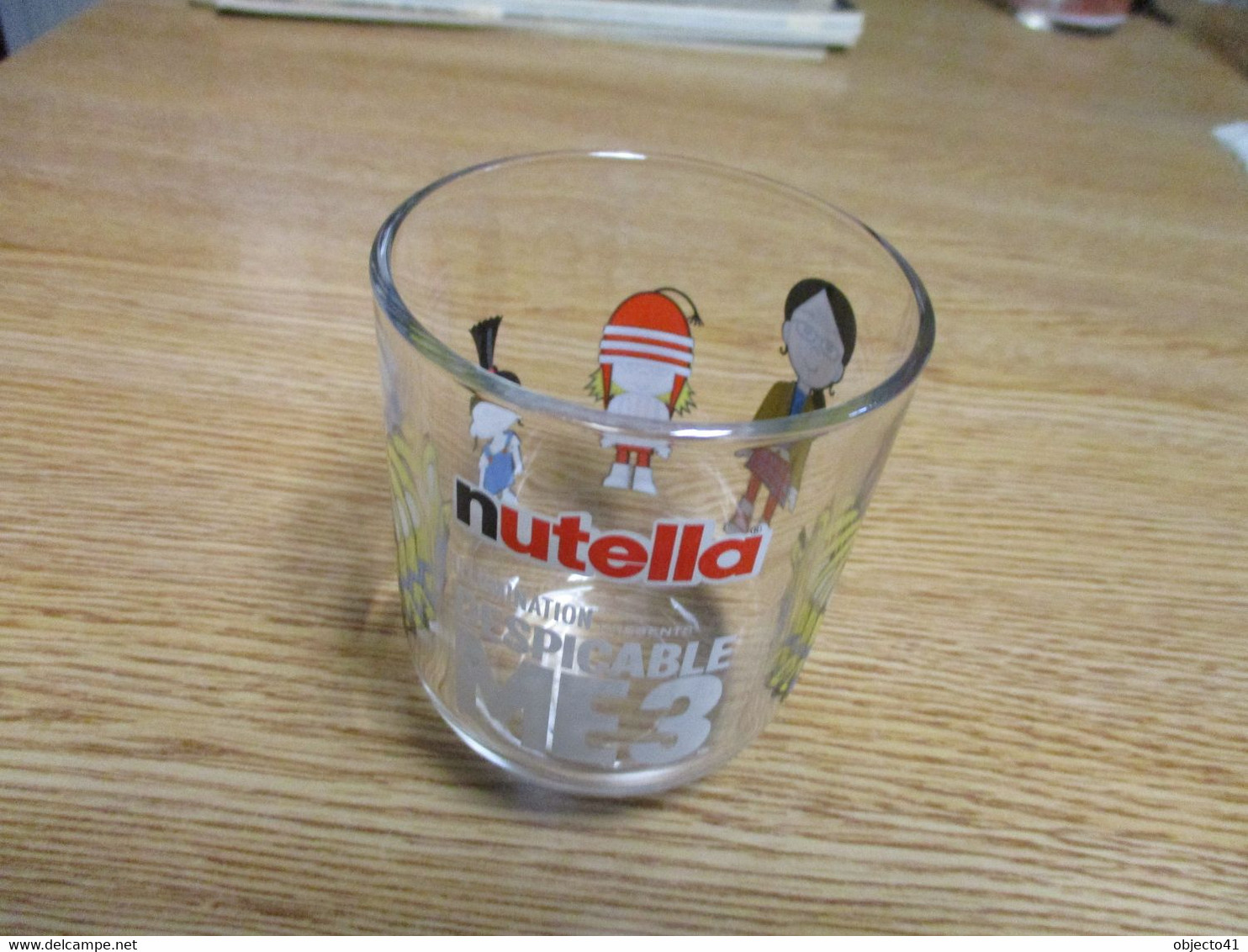 Promo Glass Advertising Verre Publicite Nutella Portugal Despicable - Nutella