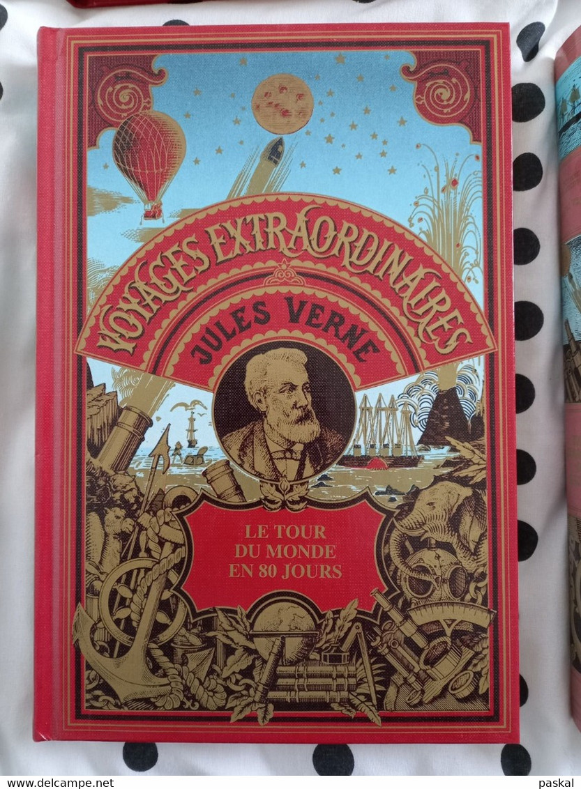 Lot de la collection ESSO de livres Jules Verne 6 tomes