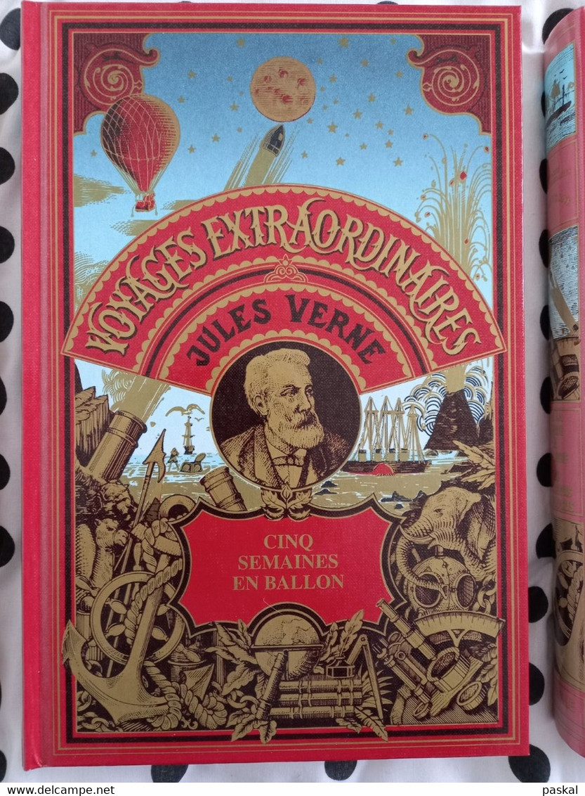 Lot de la collection ESSO de livres Jules Verne 6 tomes