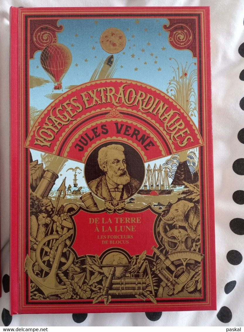 Lot de la collection ESSO de livres Jules Verne 6 tomes