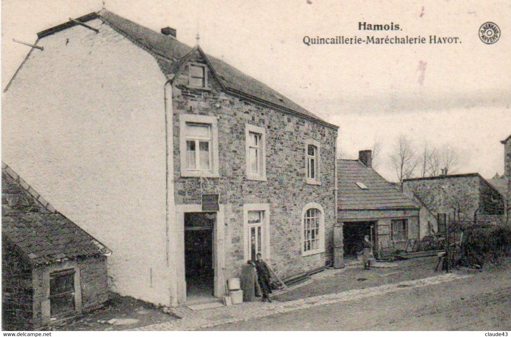 Hamois  Quincaillerie Maréchalerie Hayot N'apas Circulé - Hamois