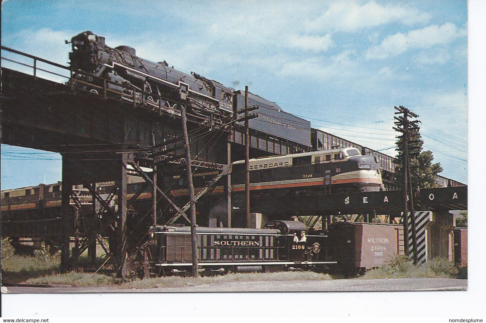 16112) USA VA Richmond Two Over One Railroad See Back - Richmond