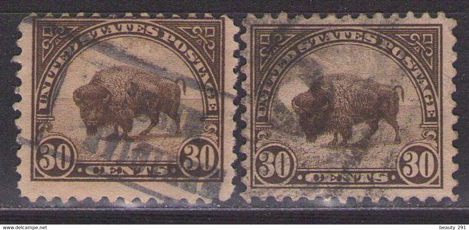 USA 1922 Mi 281 F  Buffalo 30c  USED - Usados