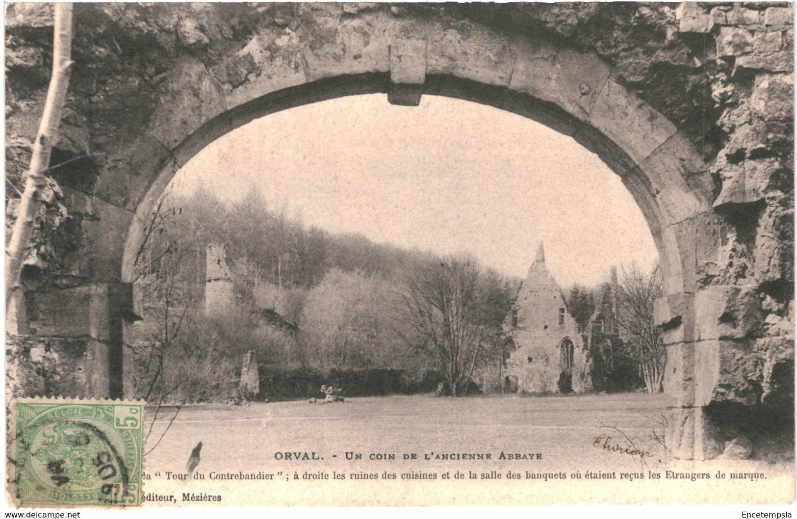 CPA Carte Postale Belgique Orval Un Coin De L'ancienne Abbaye  Début 1900 VM62927 - Florenville