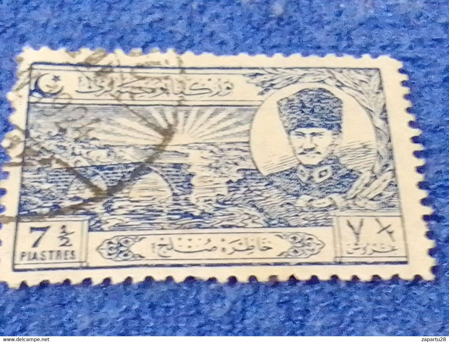 TÜRKEY--1920-30 - 7.50K DAMGALI - Used Stamps