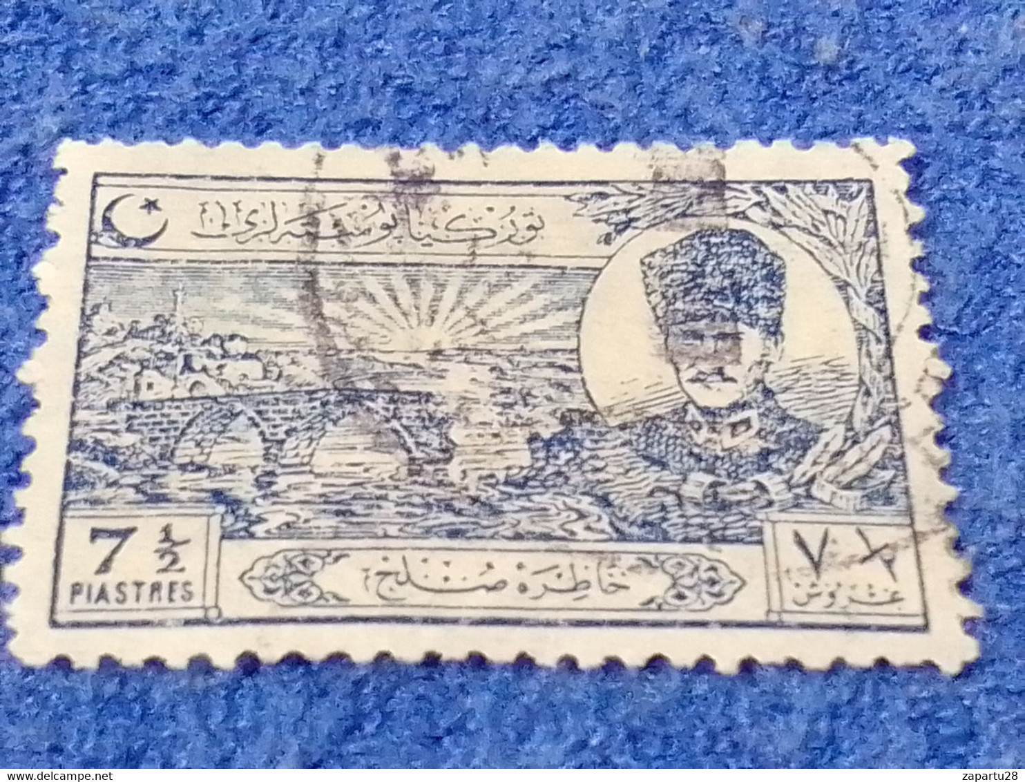 TÜRKEY--1920-30 - 7.50K DAMGALI - Used Stamps