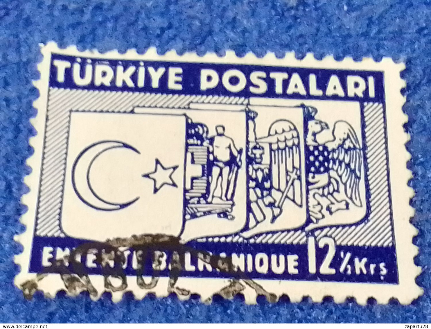 TÜRKEY--1930-40 - 12.50K DAMGALI - Gebruikt