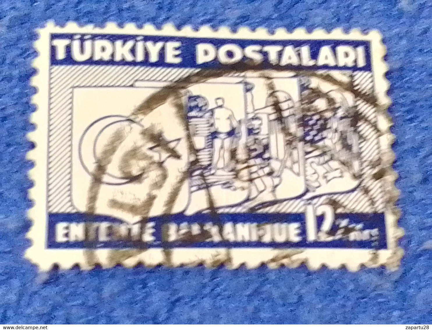 TÜRKEY--1930-40 - 12.50K DAMGALI - Used Stamps