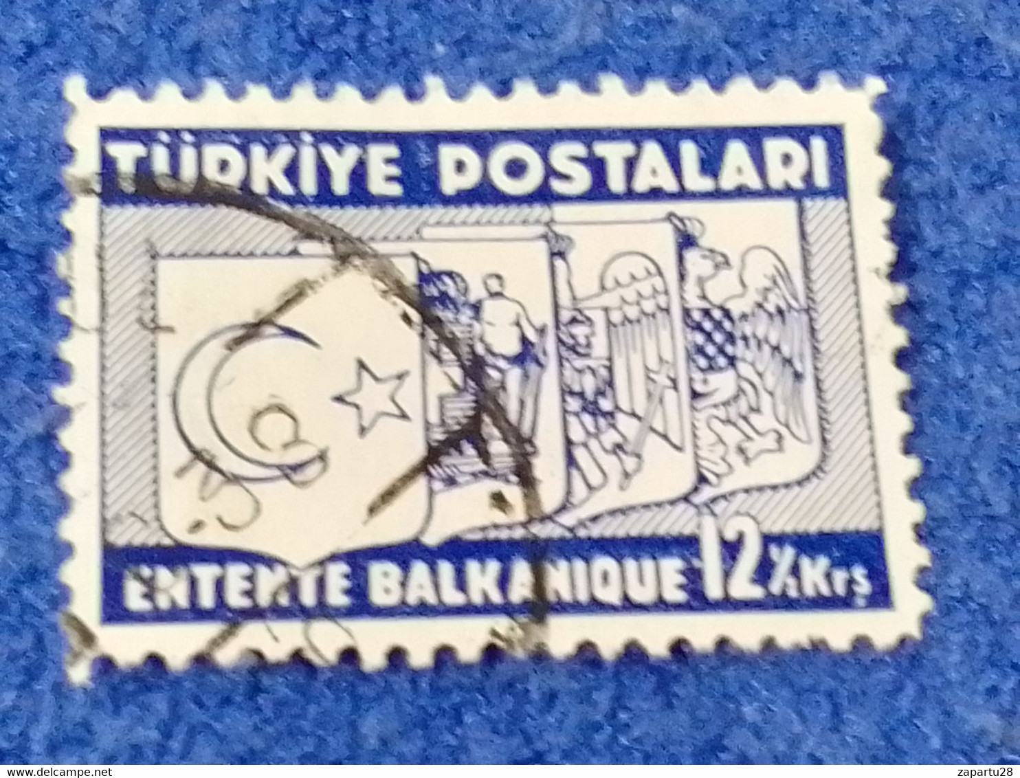 TÜRKEY--1930-40 - 12.50K DAMGALI - Used Stamps