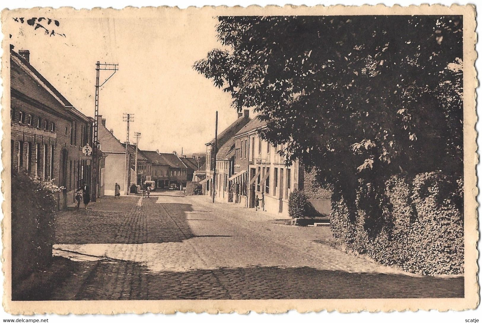 Louise-Marie   -   Markedal   -   Dorpstraat.   -   "VLAAMSE ARDENNEUR"   Gasthof-Spijshuis, Louise-Marie - Maarkedal