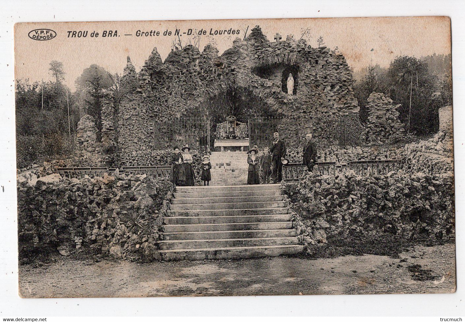 47 - TROU - DE - BRA  -  Grotte De N. D. De Lourdes - Lierneux