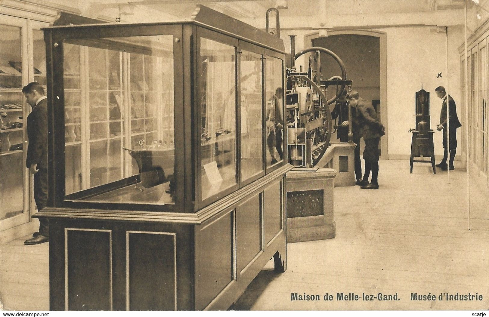 Melle    -    Maison De Melle-Lez-GAND   -   Musée D'Industrie   -   1908   Naar   Herenthals - Melle